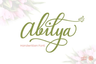 Abilya Font: Elegant Script for Handmade Labels