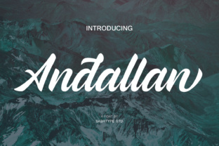 Andallan Font: Stylish Handlettering for Business Branding