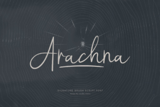 Arachna Font Review: Modern Script for Web Design