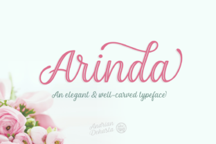 Arinda Font: A Casual Script Typeface for Web Design