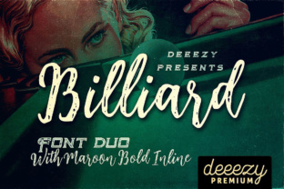 Billiard Font Duo: A Retro Typeface for Branding