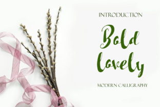 Bold Lovely Font: Elevating Handmade Labels and Packaging