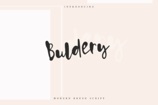 Buldery Font: Adding Handcrafted Charm to Your Brand