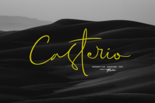 Casterio Font: Modern Signature Style for Crafters
