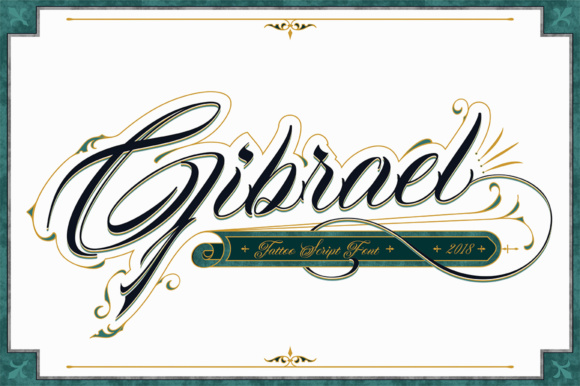 Gibrael Font: Refined Calligraphy for Brand Identity
