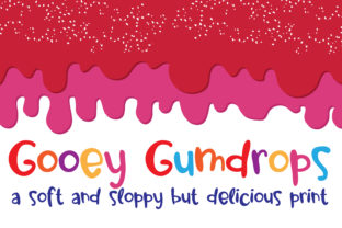 Gooey Gumdrops Font: Whimsy for Editorial Design