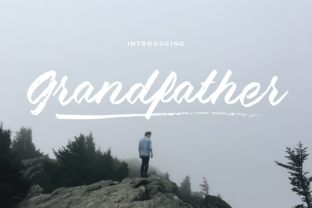 Grandfather Font: Handwritten Script for Web Design
