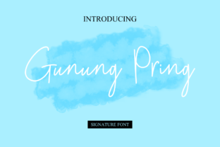 Gunung Pring Font: Handmade Charm for Makers
