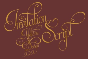 Invitation Limited Font for Elegant Craft Projects