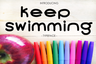 Keep Swimming Font for Bold Editorial Headlines