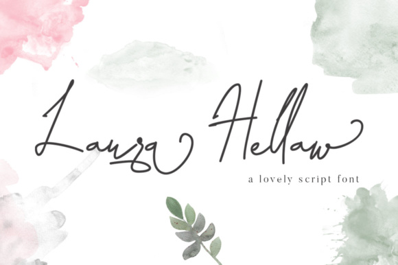 Laura Hellaw Font: Elegant Script for Editorial Design