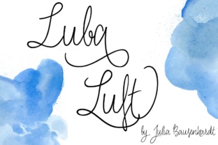 Luba Luft Font: Airy Script for Digital Campaigns