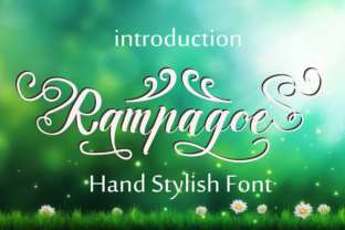Rampagoe: A Designer’s Take on This Bold Script Font