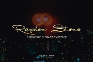 Rayden Stone Font: Elegant Script for Editorial Design