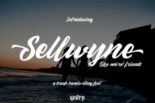 Sellwyne Font Review: A Painterly Script for Organic Branding