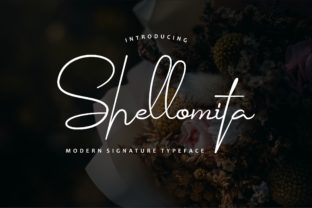 Shellomita Font: Elegant Script for Handmade Products
