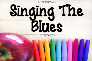 Singing the Blues: A Bold Handwritten Font for Editorial Charm