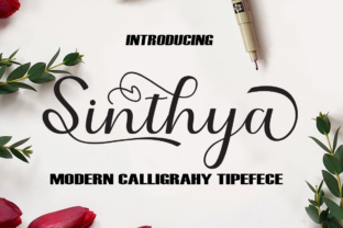 Sinthya Font: A Handwritten Script for Organic Branding