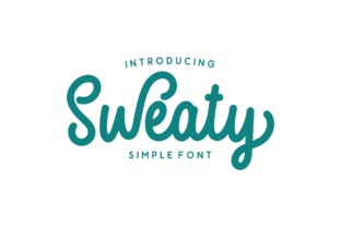 Sweaty Font: A Relaxed Script for Editorial Design