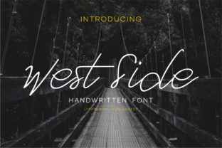 West Side Font: Elegant Script for Handmade Labels