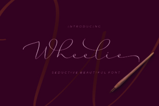 Wheelie Font: Elevating Campaign Visuals with Elegant Script